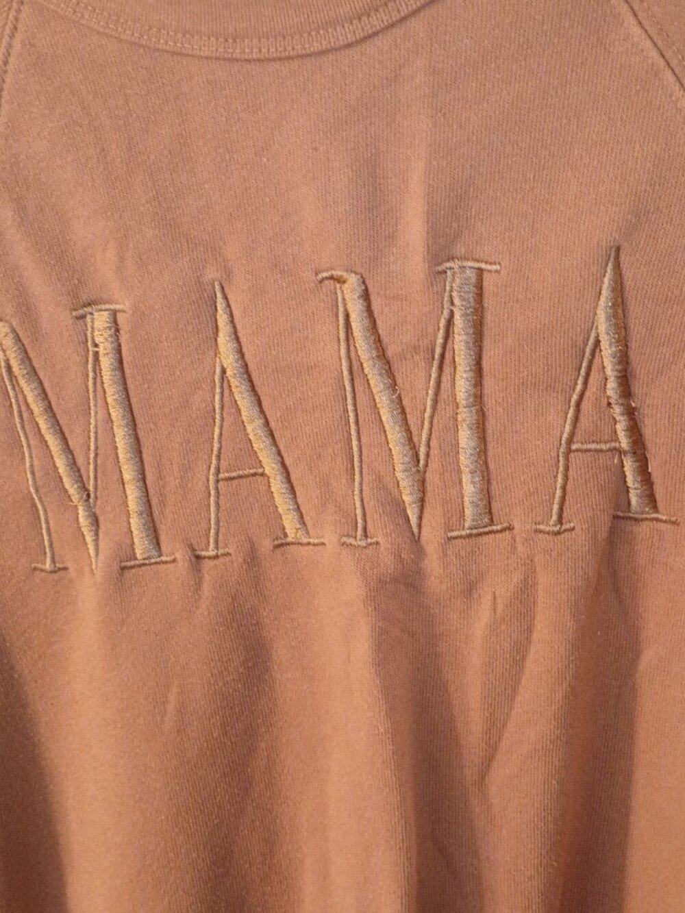 Women's Large "MAMA" Embroidered Sweatshirt - Picture 3 of 4